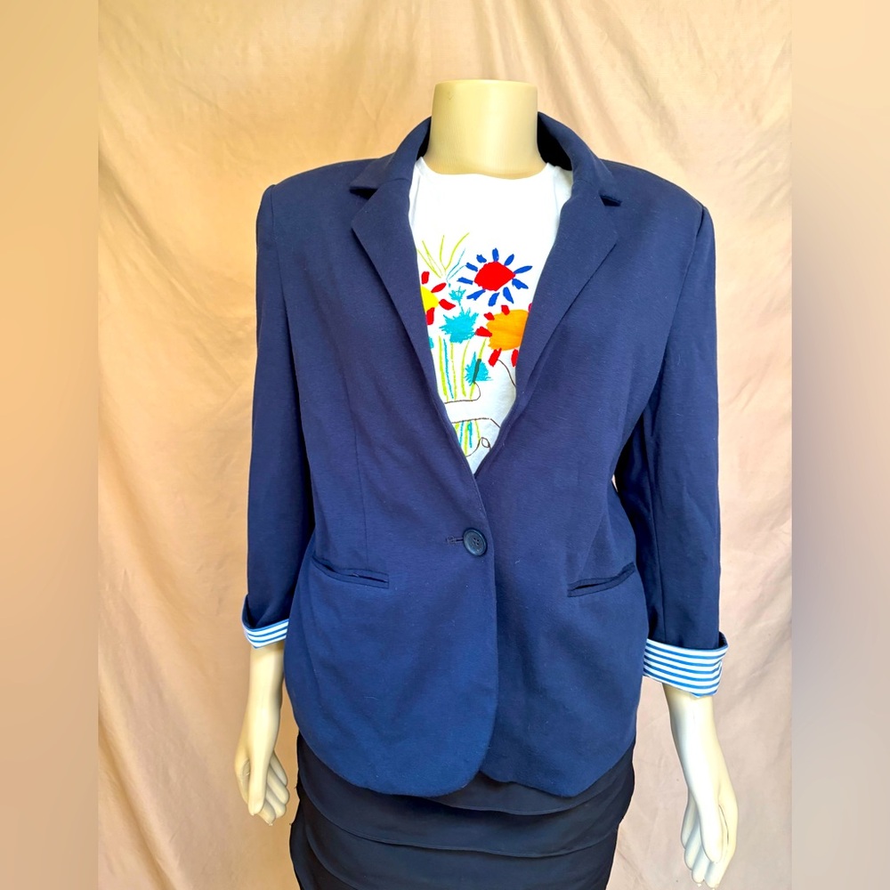 Nicole Miller Navy Blazer